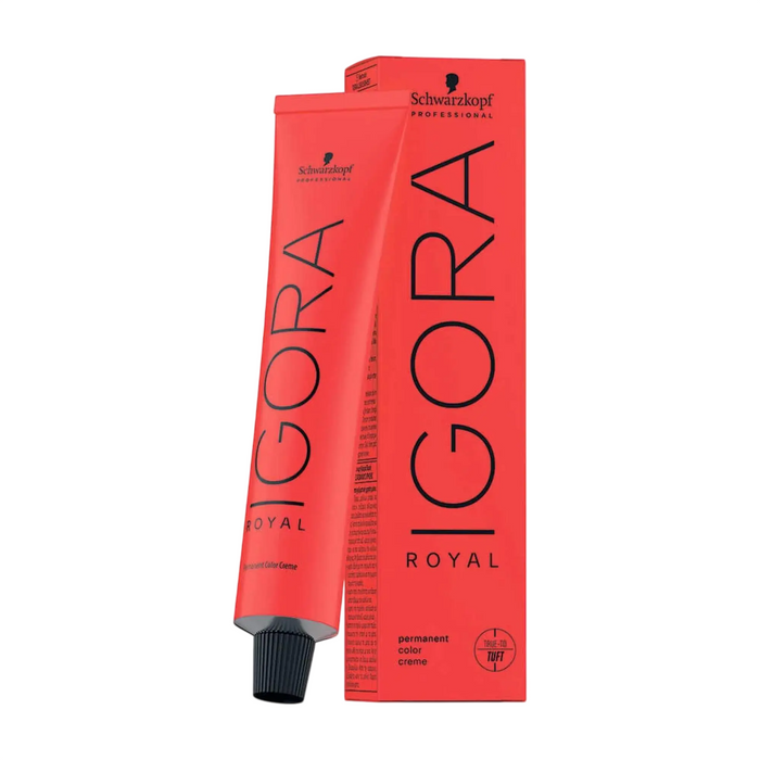 Vopsea permanentă de păr Schwarzkopf Professional Igora Royal, nuanța 5-00 Light Brown Natural Extra, 60 ml
