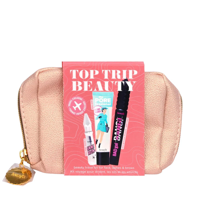 Set Benefit primer The POREfessional + mascara BadGal Bang + gel de sprâncene Gimme Brow+, 03 Neutral Light Brown, 22 ml + 8,5 ml + 3 g