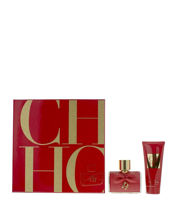Set Carolina Herrera CH Privee, pentru femei: apă de parfum 80 ml + loțiune de corp 100 ml