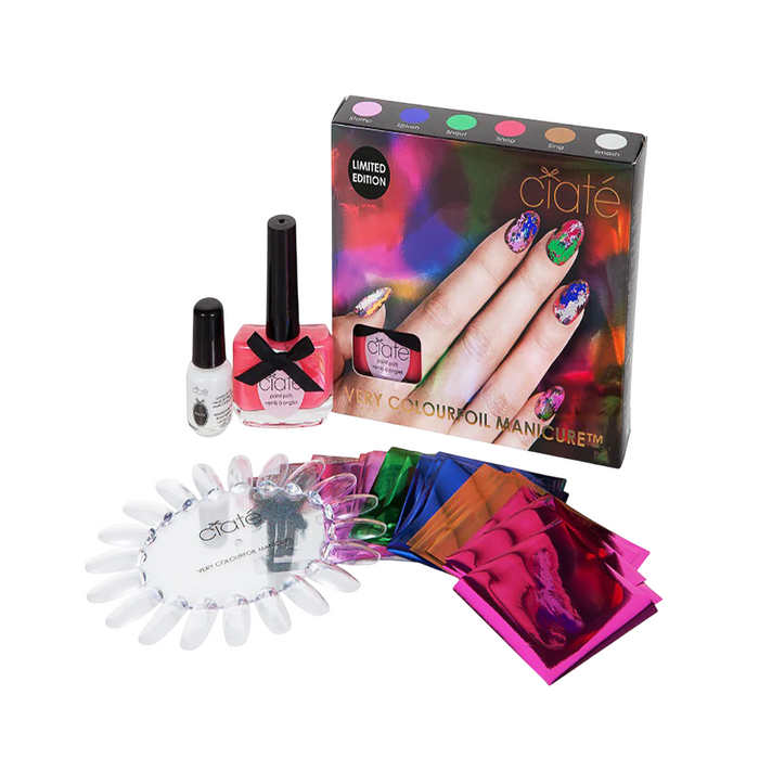 Set Ciate London Very Colourfoil Manicure, pentru decorarea unghiilor