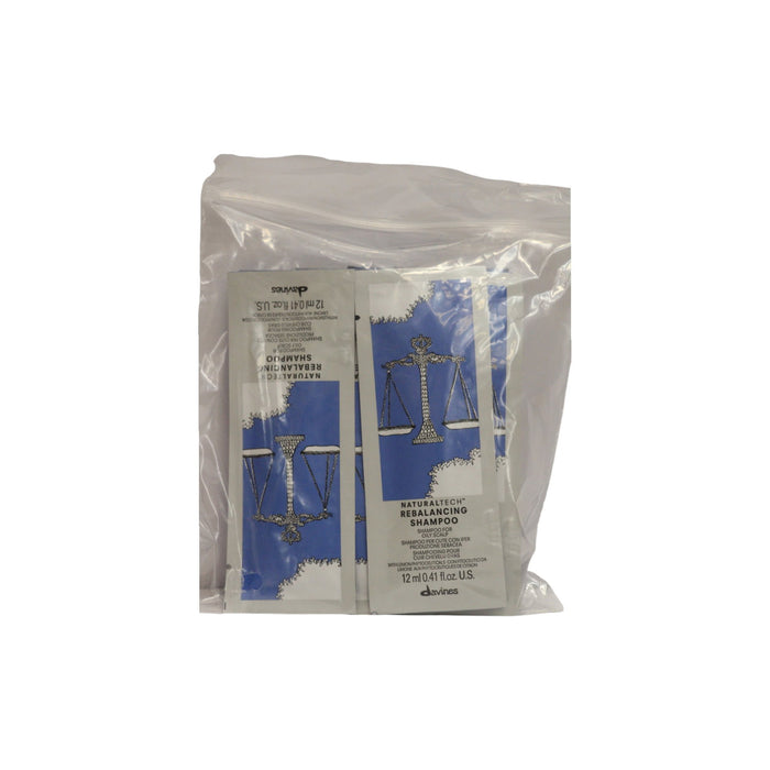 Set șampon Davines NaturalTech Rebalancing, 12 x 12 ml