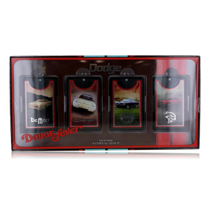 Set apă de toaletă Dodge Charger + Demon + SRT + Super Bee, pentru bărbați, 4 x 20 ml