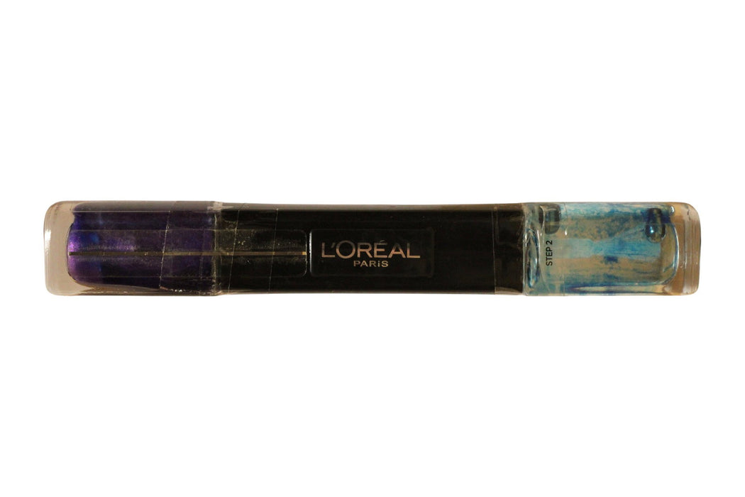 Lac de unghii L'Oreal Paris Set Duo 2 Steps, nuanța 16L21Q, 2 buc, 5 ml