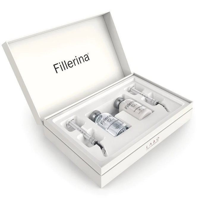 Set gel Labo Cosprophar Suisse Fillerina 12HA Densifying Filler Grade 3, antirid, de întărire, pentru față, 2 buc., 30 ml