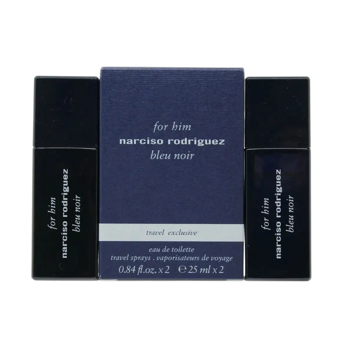 Set apă de toaletă Narciso Rodriguez Bleu Noir, pentru bărbați, 2 x 25 ml