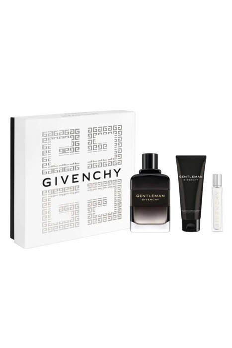 Set Givenchy Gentleman Boisee, pentru bărbați: apă de parfum 100 ml + miniatură apă de parfum 12,5 ml + gel de duș 75 ml