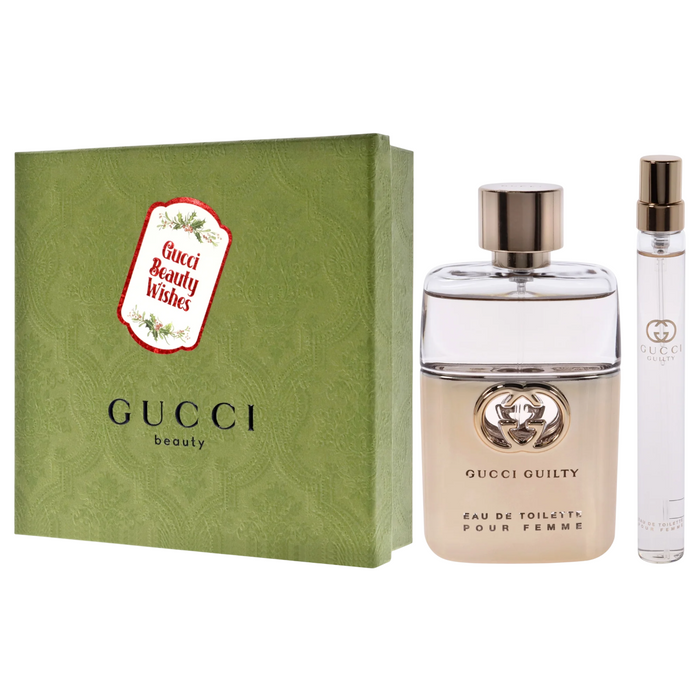 Set Gucci Guilty Pour Femme: apă de toaletă 50 ml + Guilty apă de toaletă 10 ml, pentru femei