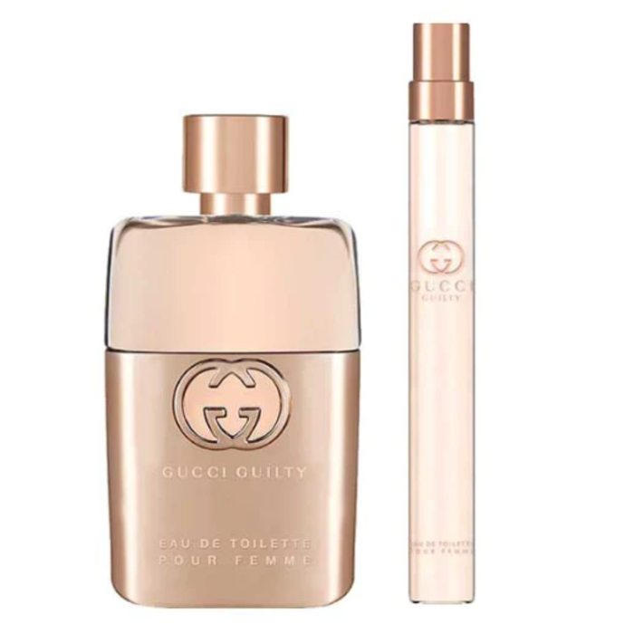 Set Gucci Guilty Pour Femme: apă de toaletă 50 ml + Guilty apă de toaletă 10 ml, pentru femei