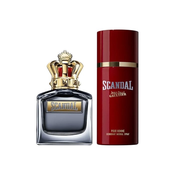 Set Jean Paul Gaultier Scandal, pentru bărbați: apă de toaletă 100 ml + deodorant spray 150 ml