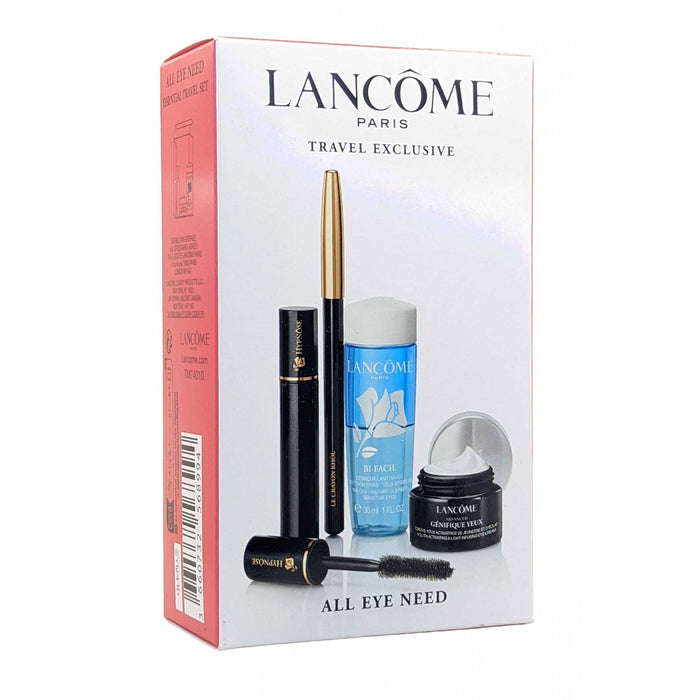 Set mascara Lancome Hypnose + creion khol Le Crayon Khol + demachiant Bi-Facil + ser Advanced Genifique Yeux, 2 ml + 1,8 g + 30 ml + 5 ml