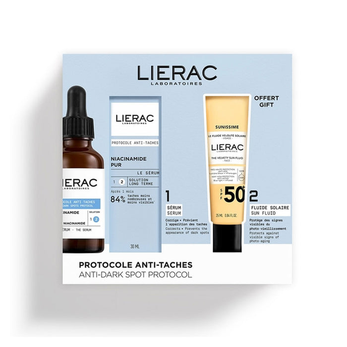 Set Lierac Protocole Anti-Taches serum 30 ml + Sunissime The Sun Velvety fluid solar SPF 50+, 25 ml