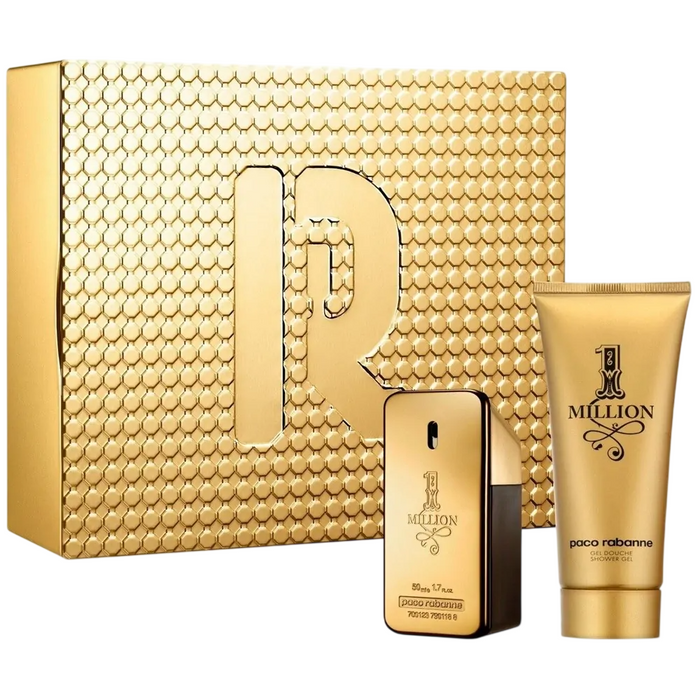 Set Paco Rabanne 1 Million, pentru bărbați: apă de parfum 50 ml + gel de duș 100 ml