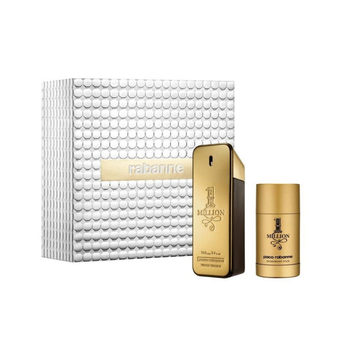 Set Paco Rabanne 1 Million: apă de toaletă 100 ml + deodorant stick 75 ml, pentru bărbați