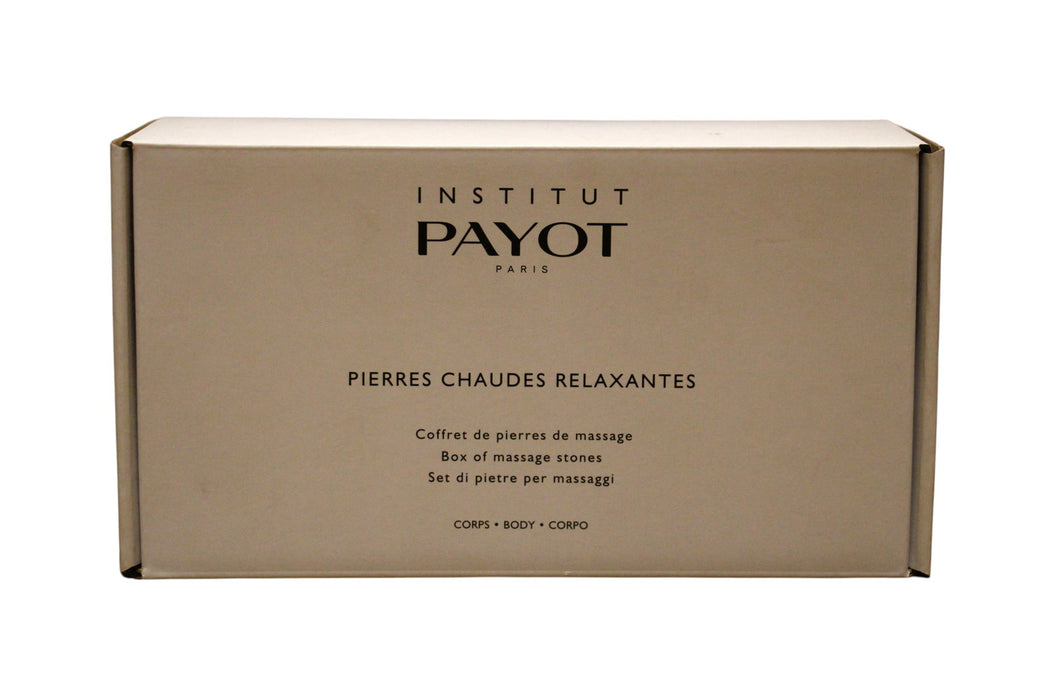 Set de pietre calde pentru masaj Payot Pro Box, relaxante, gri închis, 4 buc