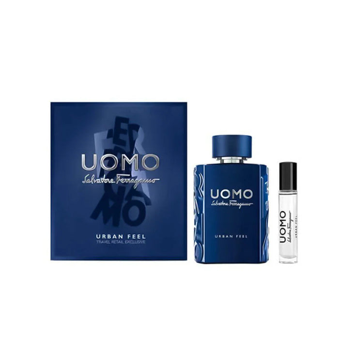 Set Salvatore Ferragamo Uomo Urban Feel, pentru bărbați: apă de toaletă 100 ml + apă de toaletă miniatură 10 ml