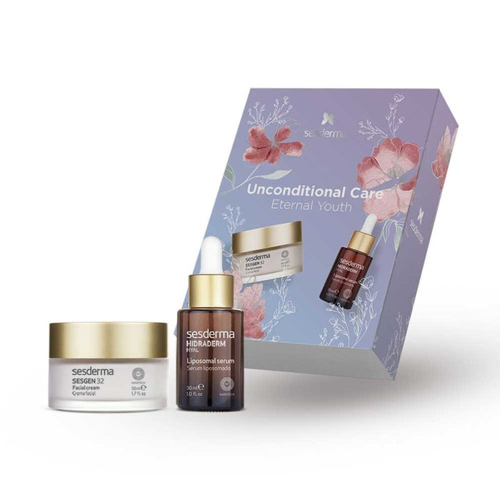 Set ser de față Sesderma Hydraderm Hyal + cremă de față Sesgen 32, hidratare intensă, 30 ml + 50 ml