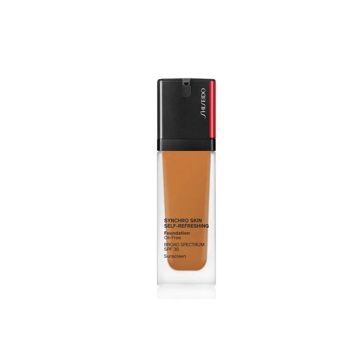 Fond de ten lichid Shiseido Synchro Skin Self-Refreshing, fără ulei, nuanța 430 Cedar, SPF 30, 30 ml
