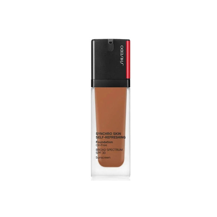 Fond de ten lichid Shiseido Synchro Skin Self-Refreshing, fără ulei, nuanța 450 Cupru, SPF 30, 30 ml