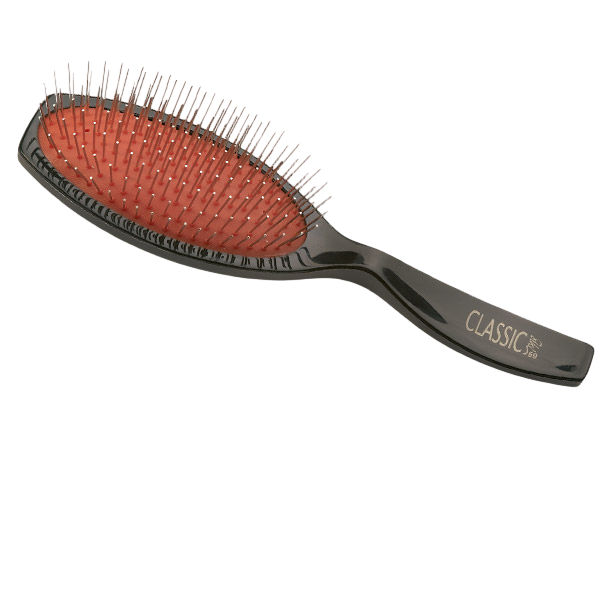 Perie de păr Sibel Classic 69, pneumatică, neagră, tester