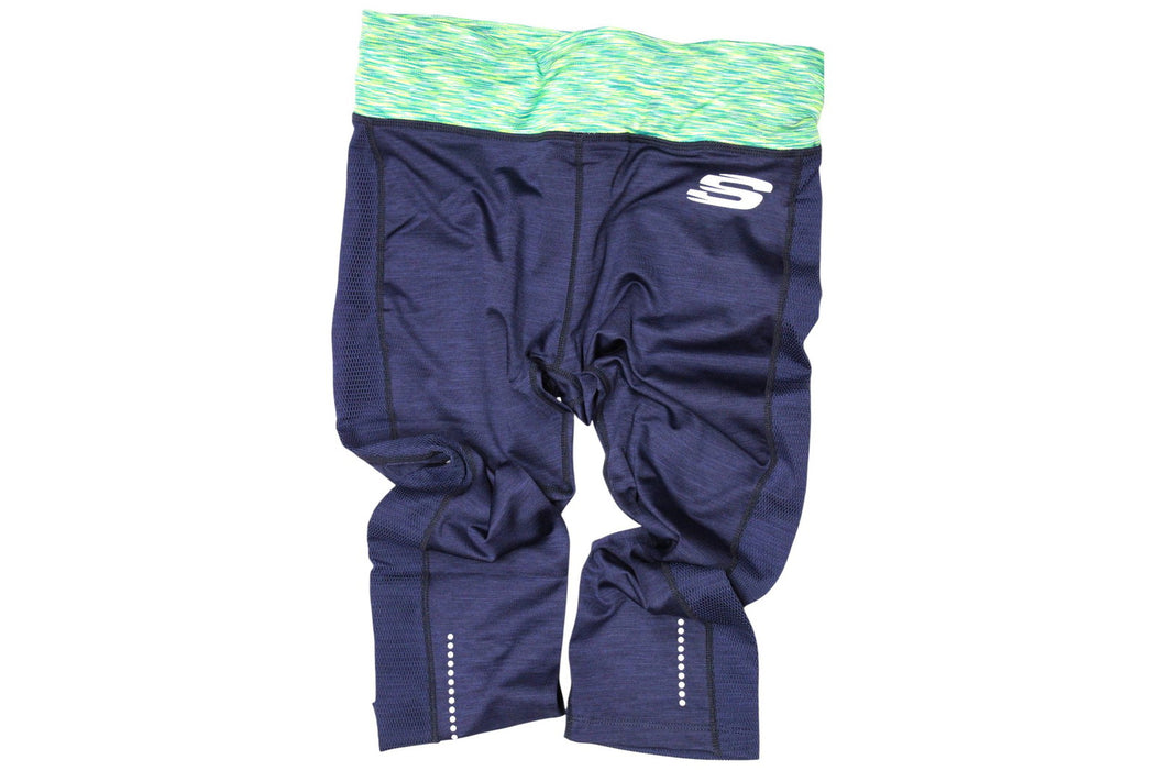 Colanți sport Skechers GoWalk, bleumarin și verde