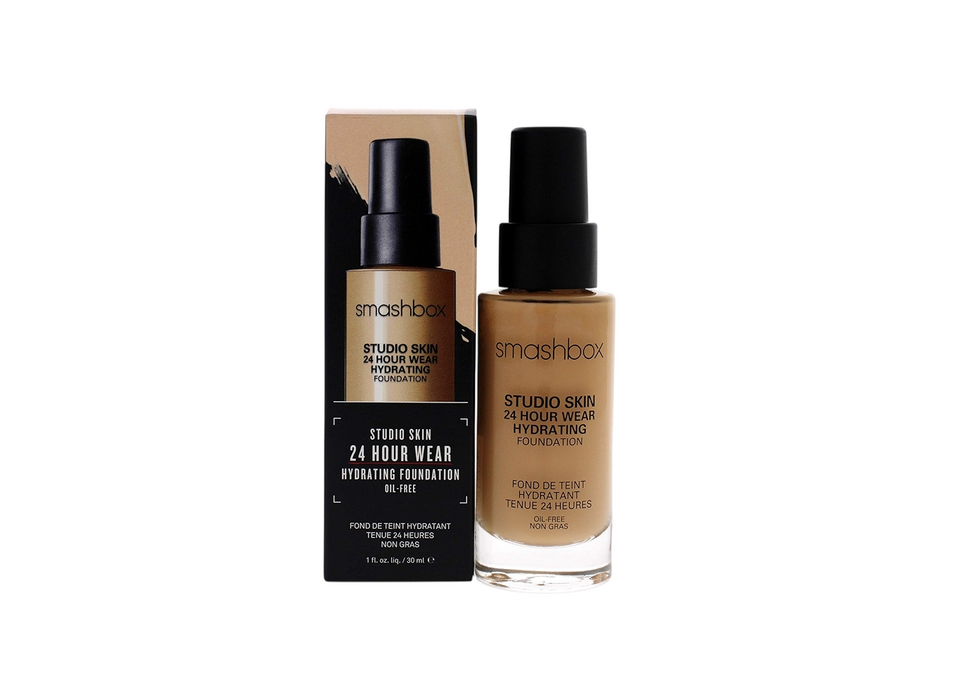 Fond de ten lichid Smashbox Studio Skin, cu acoperire completă, nuanța 2.1 Luminous Warm Peach, 30 ml, tester