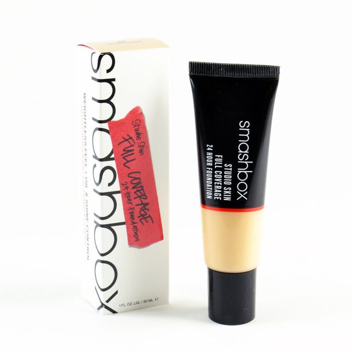 Fond de ten lichid Smashbox Studio Skin, acoperire mare, nuanța 1.15 Light Warm Peach, 30 ml