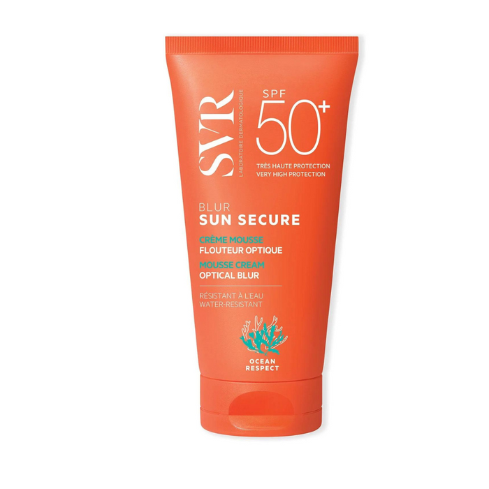 Cremă de protecție solară pentru față SVR Sun Secure Blur, fără parfum, efect blur, SPF 50+, 50 ml