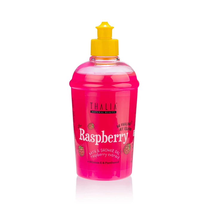 Gel de duș Thalia Natural Beauty Raspberry, hidratant și calmant, pentru toate tipurile de piele, 400 ml