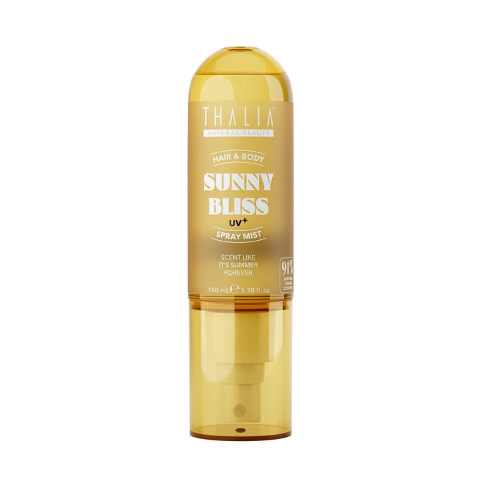 Spray parfumat Thalia Natural Beauty Sunny Bliss UV+, pentru femei, pentru păr și corp, 100 ml