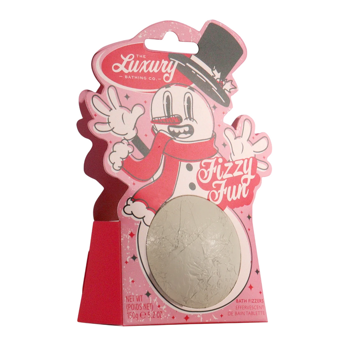 Bombă de baie The Luxury Bathing Company Fizzy Fun, hidratantă și emolientă, vanilie, 150 g