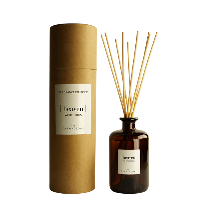Difuzor de aromă cu bețișoare The Olphactory Heaven White Lotus, 500 ml