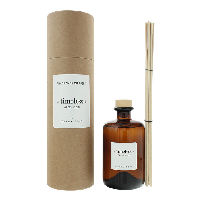 Difuzor de aromă cu bețișoare The Olphactory Timeless Green Field, 500 ml