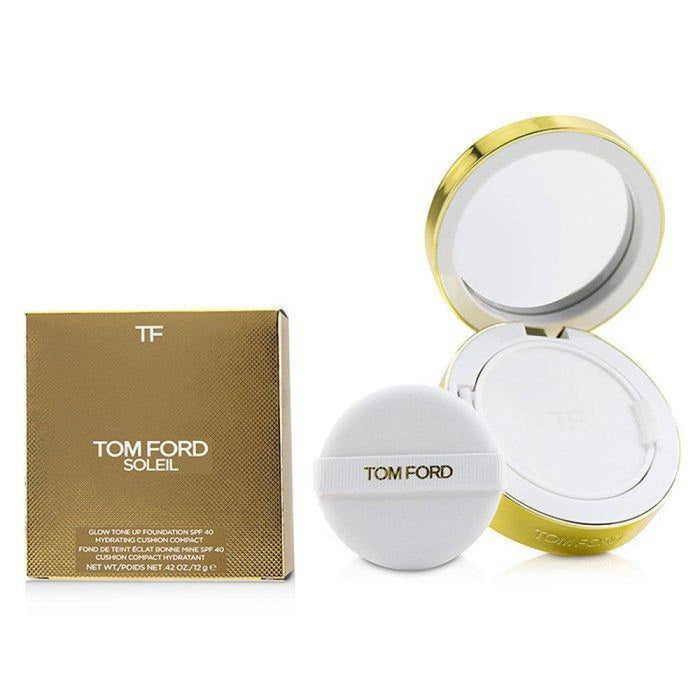 Fond de ten compact Tom Ford Soleil Glow Tone Up, nuanța 7.8 Warm Bronze, SPF 40, reumplere, 12 g