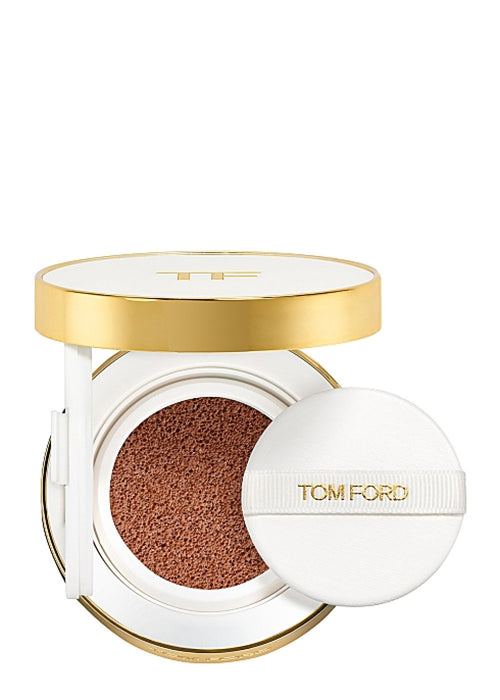 Fond de ten compact Tom Ford Soleil Glow Tone Up, nuanța 9.0 Bronz profund, SPF 40, reumplere, 12 g