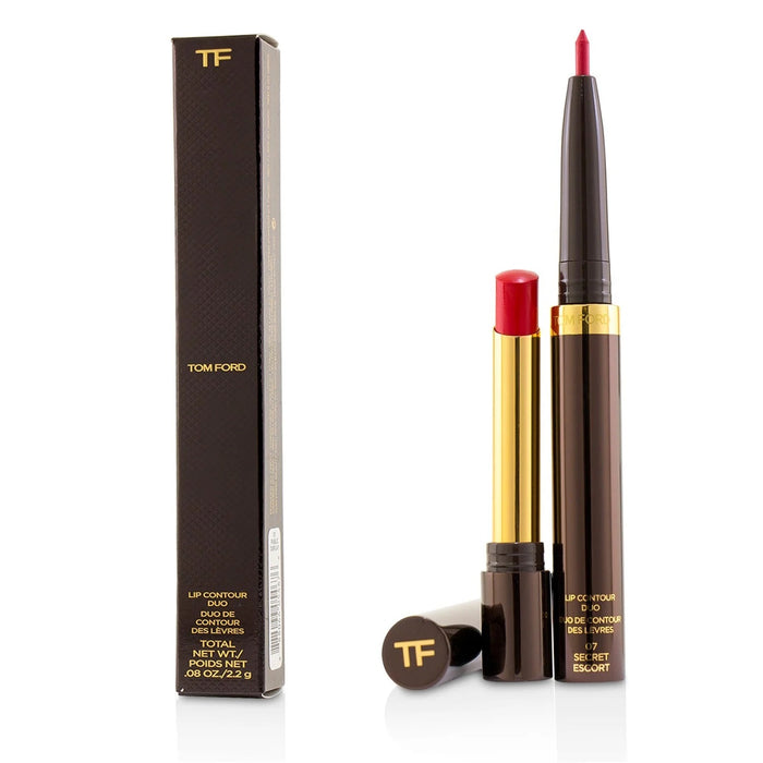 Creion de buze Tom Ford Lip Contour Duo, nuanța 07 Secret Escort, cu două capete, 2,2 g