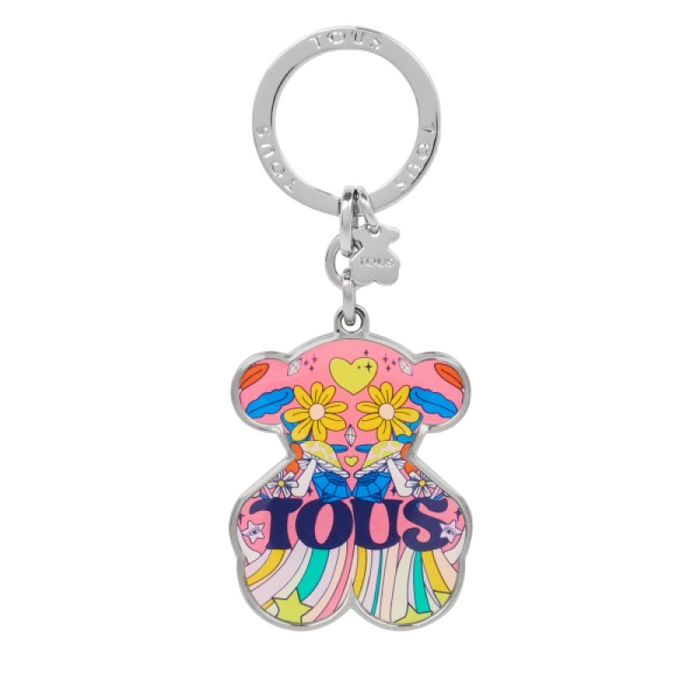 Breloc Tous Magic Flowers Bear, multicolor