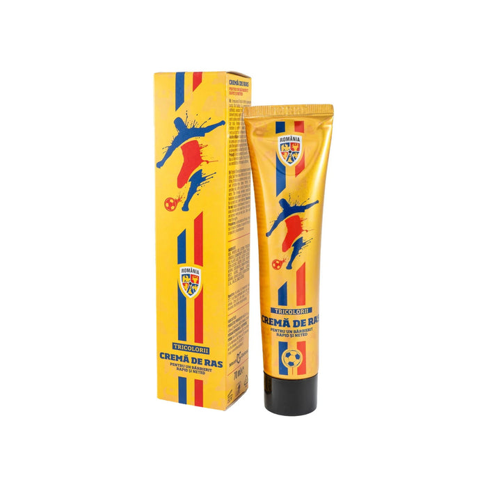Cremă de bărbierit Tricolorii, finisaj mătăsos, pentru bărbați, 70 ml