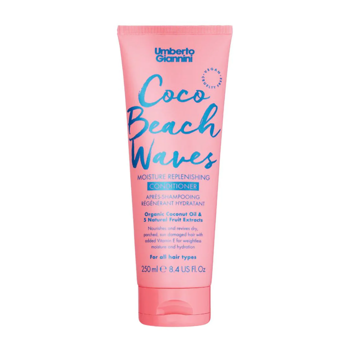 Balsam de păr Umberto Giannini Coco Beach Waves, hidratant, pentru toate tipurile de păr, 250 ml