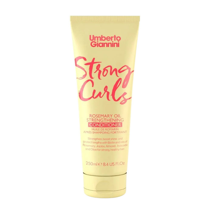 Balsam de păr Umberto Giannini Strong Curls, întăritor, pentru păr creț, 250 ml