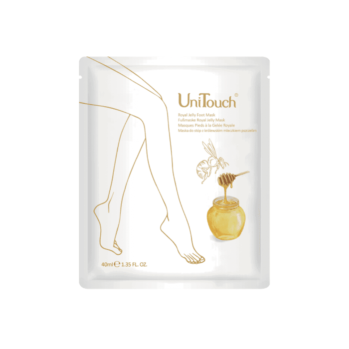 Mască pentru picioare UniTouch Royal Jelly, cu miere, 40 ml, tester
