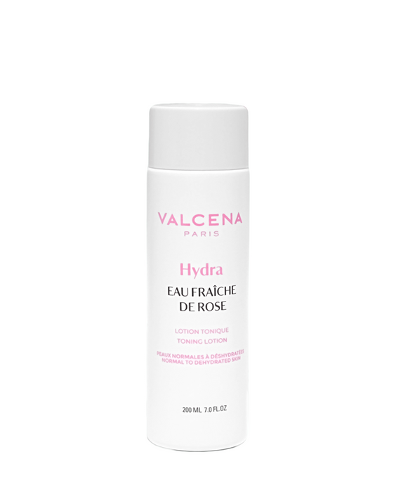 Loțiune tonică de față Valcena Eau Fraîche de Rose, hidratantă, pentru ten normal și deshidratat, 200 ml