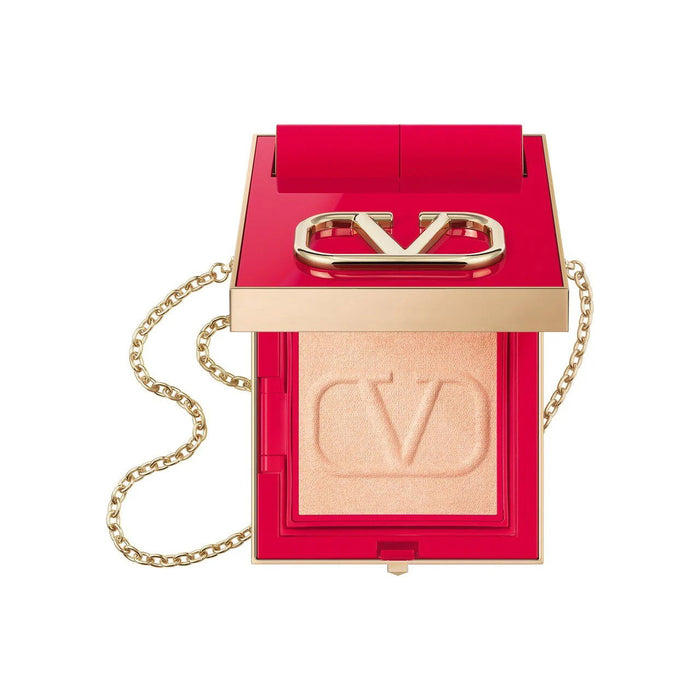 Pudră compactă Valentino Go-Clutch, cu efect de strălucire, nuanța 03 Medium, 4,2 g