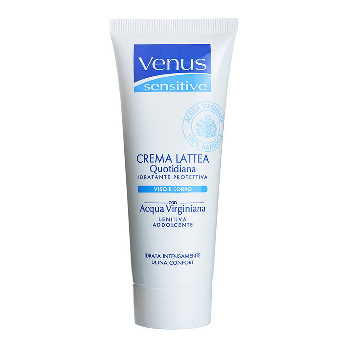 Cremă de față și corp Venus Lattea Quotidiana, hidratantă, pentru piele sensibilă, 75 ml