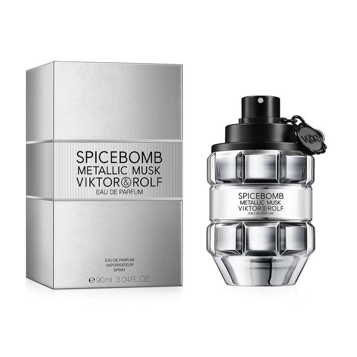 Apă de parfum Viktor & Rolf Spicebomb Metallic Musk, pentru bărbați, 90 ml