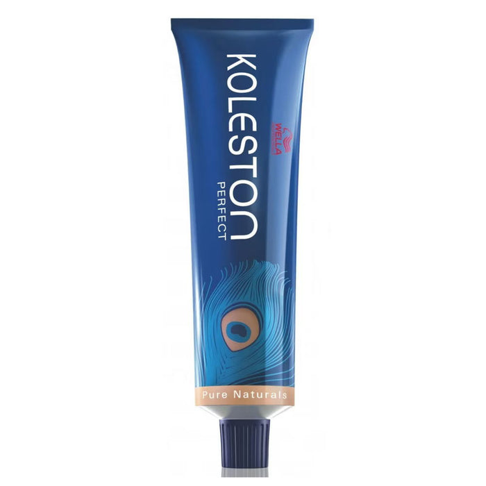 Vopsea permanentă de păr Wella Professionals Koleston Perfect Pure Naturals, nuanța 8/74, 60 ml, tester