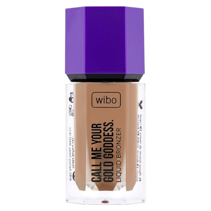 Bronzant lichid Wibo Call Me Your Gold Goddess, nuanța 02 Strălucire Sărutată de Soare, 7 g, tester