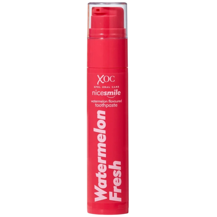 Pastă de dinți XOC Nice Smile Watermelon Fresh, cu aromă de pepene, anti-carii, 60 g