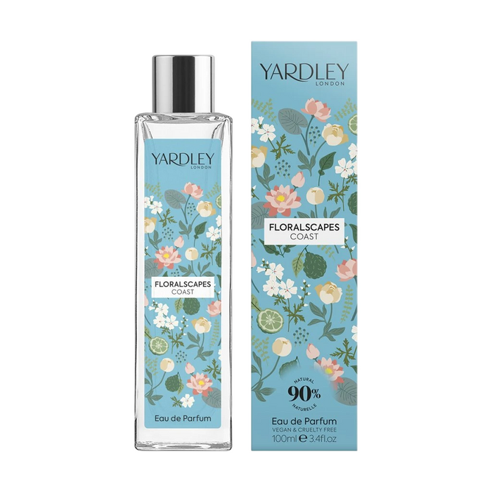 Apă de parfum Yardley Floralscapes Coast, pentru femei, 100 ml